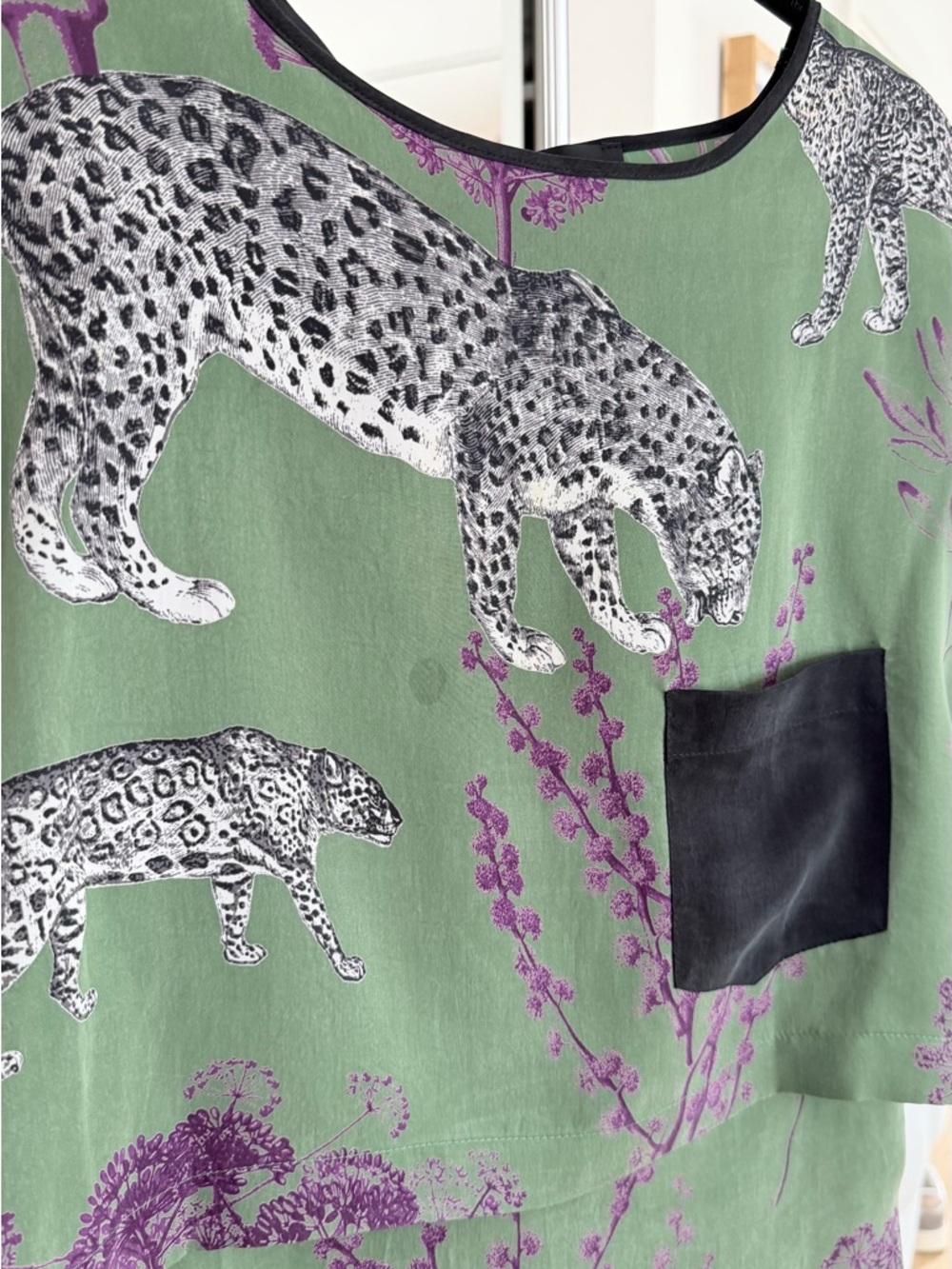 Green Leopard Print Set - Picture 2 of 5